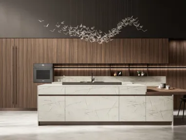 Modern kitchen with Kalì 07 island by Arredo3.