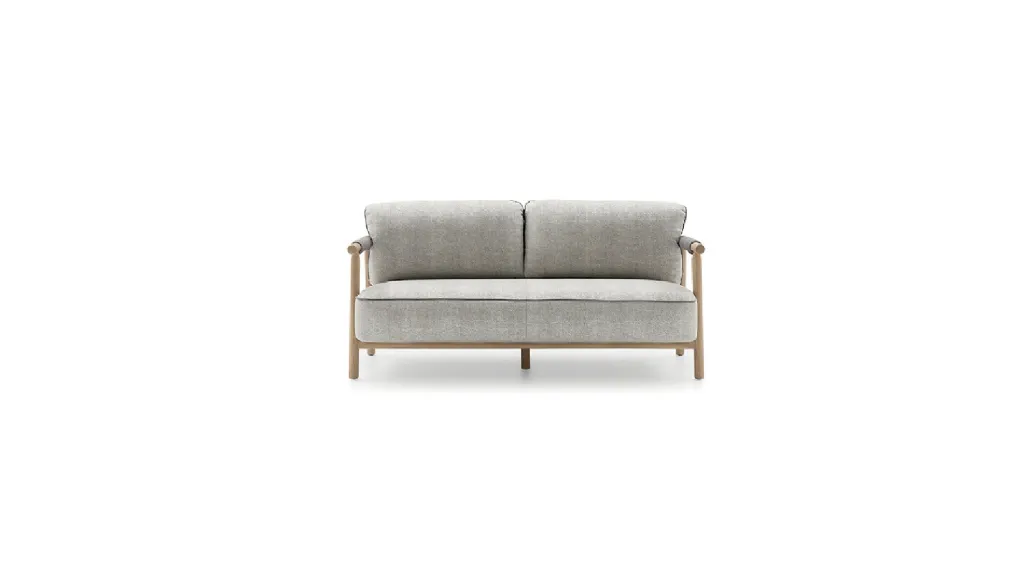 Nathy sofa in fabric and wood by Ditre Italia.