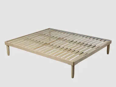 Wellness wooden bed frame by Florentiabed.